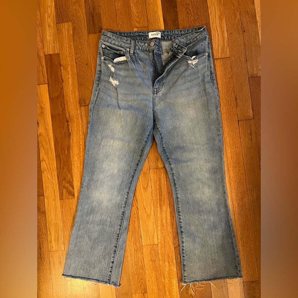 Pistola Distressed Blue Jeans